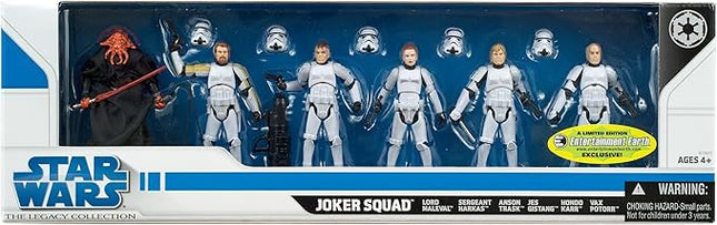 Star Wars 2009 Exclusive Joker Squad Set of 6 Action Figures (Includes First Ever Female Stormtrooper!)