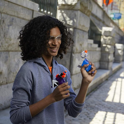 Nerf MicroShots Minecraft Ender Dragon and Elder Guardian Mini Blaster 2-Pack, 4 Elite Darts, Pull to Prime Handle (Amazon Exclusive)