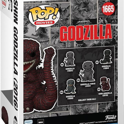 Funko POP Movies: Godzilla 70th Anniversary - Godzilla 2016 - Collectable Vinyl Figure - Gift Idea - Official Merchandise - for Kids & Adults - Movies Fans - Model Figure for Collectors and Display