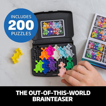 Educational Insights Kanoodle Cosmic - 3D Brain Teaser Puzzle, Mind Challenge Toys for Single Player, Handheld Travel Games, Extra Challenging Logic Puzzles and Gifts for Kids, Teens & Adults Ages 7+