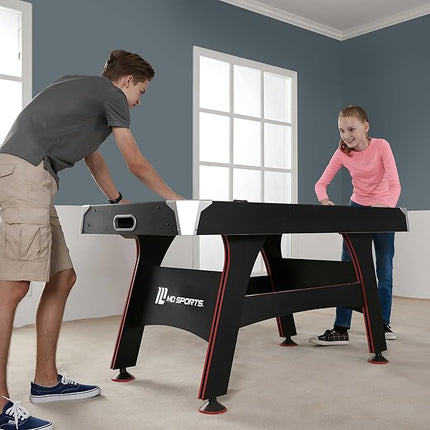 MD Sports Air Hockey Table with Arcade Electronic Scorer, Perfect for Family Game Rooms