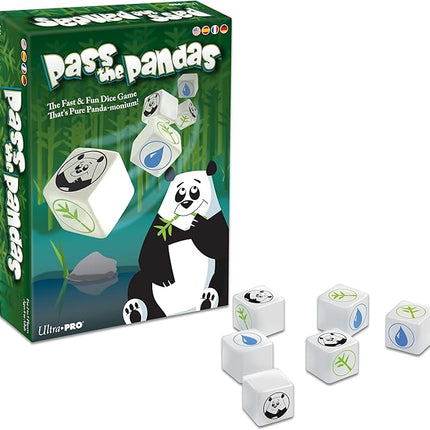 Pass The Pandas - Family-friendly activity, dice rolling game, fun party option, kids' dice game, board game for kids, strategy play, fast-paced fun