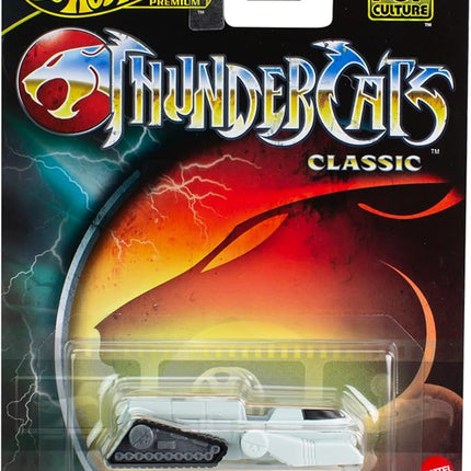 Hot Wheels DieCast - THUNDERCATS Classic THUNDER TANK Vehicle Model - Multicolour - 1/64 Scale - Length 5 cm, HVJ53