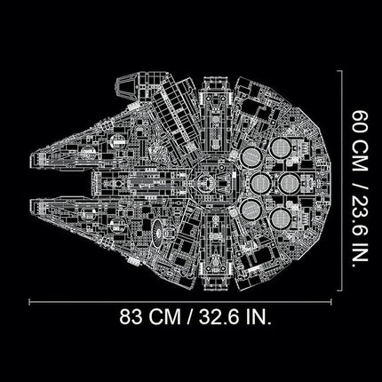 LEGO Star Wars Millennium Falcon - Building Set for Adults, Ages 16+ - Gift for Birthday - Movie Collectible Model Kit - Display in Home or Office - 75192