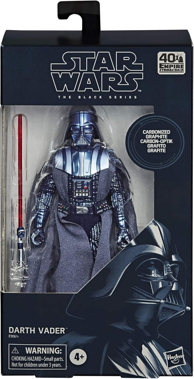 STAR WARS The Black Series Carbonized Collection Darth Vader Toy 6-Inch-Scale The Empire Strikes Back Collectible Action Figure (Amazon Exclusive)