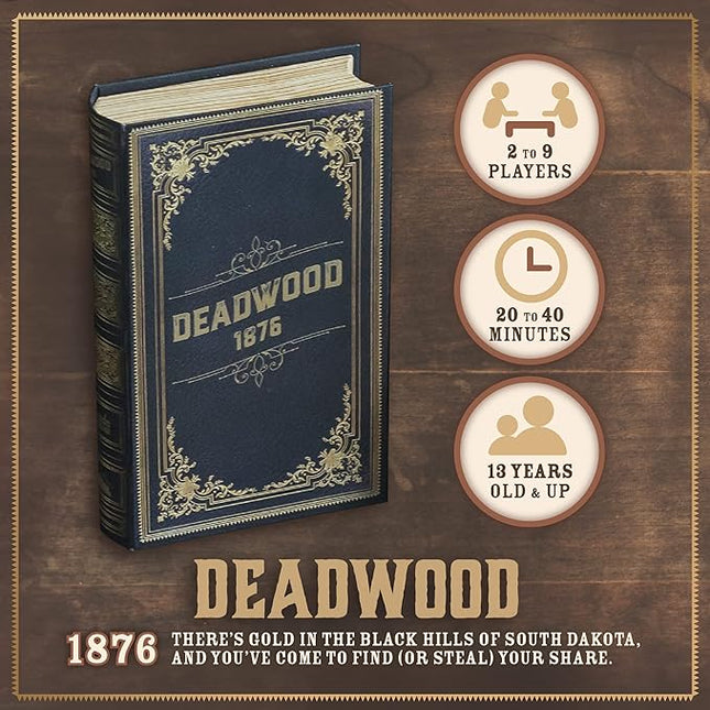 Facade Games Deadwood 1876 Card Game of Strategy, Deceit, and Luck for 2-9 Players