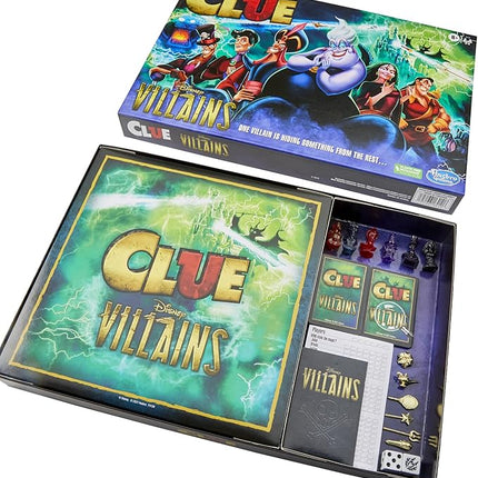 Hasbro Gaming Clue: Disney Villains Edition Board Game for Kids Ages 8+, 2-6 Players (Amazon Exclusive)
