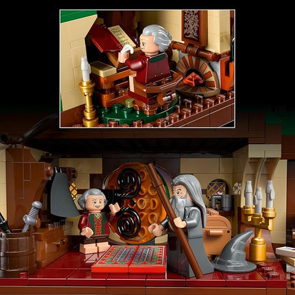 LEGO Icons The Lord of The Rings: The Shire Building Set - Room Decor for Men and Women, Ages 18+ - Adult DIY Collectible for Bedroom or Office - with Gandalf Minifigure - 10354