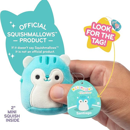Squishmallows Micromallows Series 1 Mini Mystery Plush (2 Pack) Official Jazwares Plush - Collectible Soft & Squishy Blind Capsules - Styles May Vary - Gift for Boys, Girls Kids
