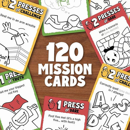 Mine Turtle: an Explosive Game of Truth Or Dare, Featuring Over 100 Silly Mission Cards, Perfect Board Game for Teenagers, Families and Adults, Great for Game Night