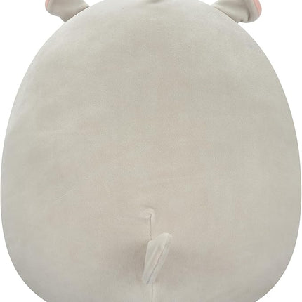 Squishmallows Original 16in Harrison The Hippo with Closed Eyes and Fuzzy Belly – Official Jazwares Plush (Large)