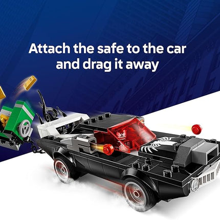 LEGO Marvel Spider-Man vs. Venom Muscle Car Toy - Building Set for Kids, Boys and Girls, Ages 7+ - with Spider-Man, Venom, and Spider-Woman Minifigures - Superhero Gift Idea for Birthday - 76309