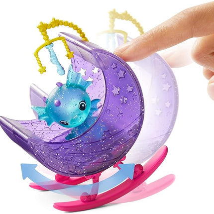 Barbie Dreamtopia Dragon Nursery Playset Princess Doll, Baby Dragons, Cradle and Accessories, Multi