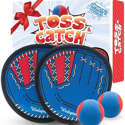 Toss and Catch Ball Game, Kids Toddler Baseball Glove & Catch Ball Toys, Kids Outdoor Games for Family, Toys for Beach Pool Yard Outside, Birthday Gift for Ages 3 4 5 6 7 8-12 Year Old Boys Girls