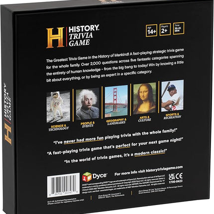 HISTORY Channel Trivia Game - 2000+ Fun General Knowledge Questions for Adults, Family and Teens in The Pursuit of Trivial Knowledge - Perfect Super Trivia for Board & Card Games Night with your Group