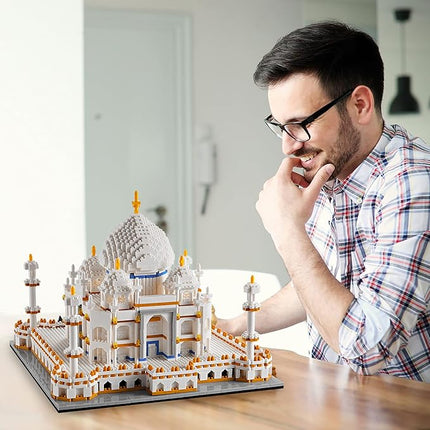 World Famous Architecture Taj Mahal Micro Building Block Set for Adults and Kid Age of 14+ - 3950PCS