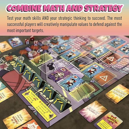 Outnumbered: Improbable Heroes Board Game - A Mensa Award Winning Superhero Math Game | Fun & Educational Game for Kids, Adults, and Families | STEM Toy to Learn Multiplication & Division
