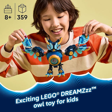 LEGO DREAMZzz Zoey’s Time Owl Building Toy - Pretend Play Set for Girls & Boys - Storytelling Toy for Kids, Ages 8+, with 2 Construction Modes - Gift Idea for Birthdays & Holidays - 71494
