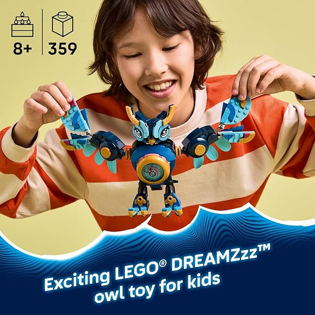 LEGO DREAMZzz Zoey’s Time Owl Building Toy - Pretend Play Set for Girls & Boys - Storytelling Toy for Kids, Ages 8+, with 2 Construction Modes - Gift Idea for Birthdays & Holidays - 71494