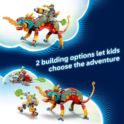 LEGO DREAMZzz Mateo’s Fire Chameleon Building Toy - Pretend Play Set for Kids, Ages 7+ - Storytelling Toy for Boys & Girls - 2 Construction Modes for Pretend Play - Gift Idea for Birthdays - 71492