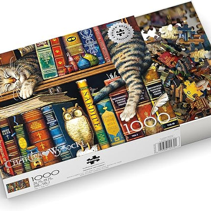 Buffalo Games - Charles Wysocki - Frederick The Literate - 1000 Piece Jigsaw Puzzle for Adults -Challenging Puzzle Perfect for Game Nights - Finished Size is 26.75 x 19.75