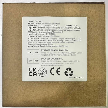 Winged Dragon Surprise Egg 3D Printed Eggs with Dragon Inside Collectible Fantasy Desk Toy Gifts for Kids Adults Christmas Easter Birthdays Holiday Decor(Christmas Green,Large)