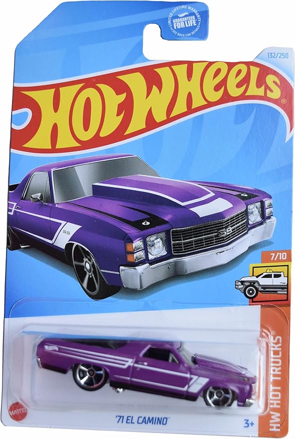Hot Wheels '71 El Camino, HW Hot Trucks 7/10 [Purple] 132/250