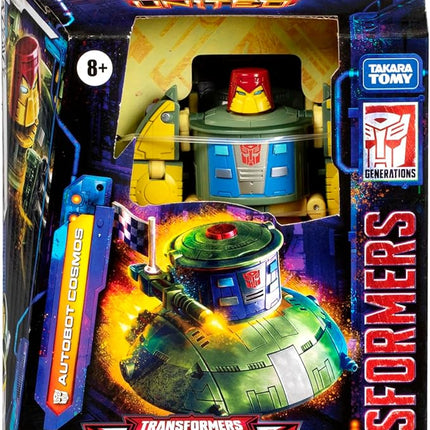 Transformers Legacy Deluxe Class Autobot Cosmos, 5.5-inch Converting Action Figure, 8+