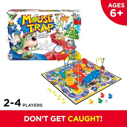 Hasbro Gaming Mouse Trap Kids Board Game, Family Board Games for Kids, Kids Games for 2-4 Players, Family Games, Kids Gifts, Ages 6 and Up (Amazon Exclusive)