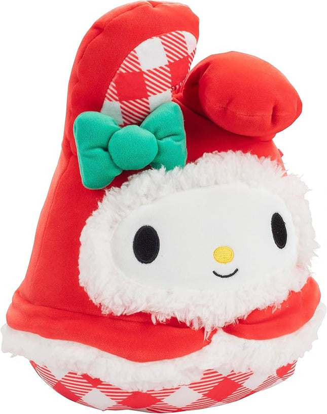 Squishmallows Original 8-Inch Hello Kitty: My Melody Christmas Plush - Official Jazwares Sanrio - Collectible Soft & Squishy Stuffed Animal Toy- 2025 Limited Edition Gift for Kids, Girls & Boys