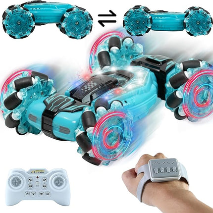 GRANTLEY Remote Control Car, Gesture Sensing RC Stunt Car, 4 WD Off-Road Race Car, 2.4Ghz Hand Controlled Remote Control Drift Cars for 4-6 8-12 Boys Girls Kids