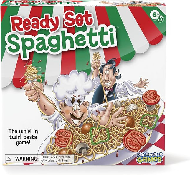Ready Set Spaghetti Board Game – Kids Games, Family Game, Multi-Player, Board Games for Family Night, Preschool Toys, Hand-Eye-Coordination Game, Ages 6+