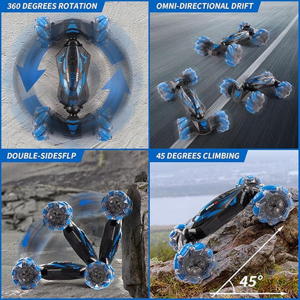 Gesture Sensing RC Stunt Car Toys for Boys and Girls Aged 6-12, for Kids.2.4Ghz Hand Controlled RC Twist Cars .4WD Remote Control car