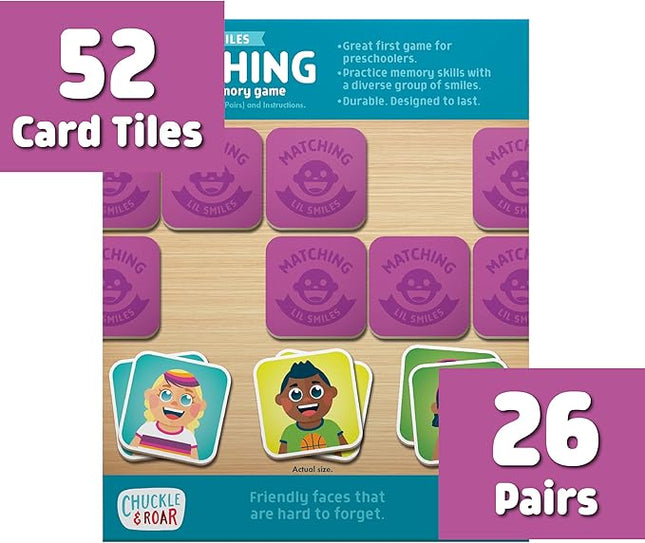 Chuckle & Roar Matching Game Lil Smiles Edition