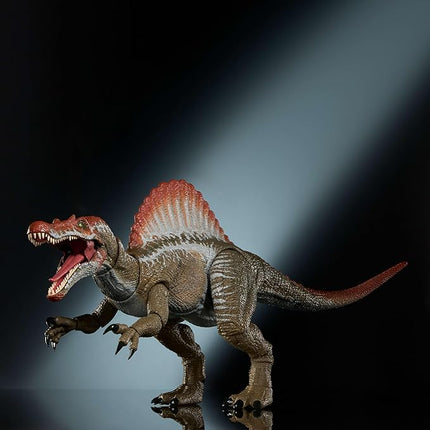 Mattel Jurassic World Hammond Collection Action Figure, Jurassic Park 3 Spinosaurus, Extra Large Carnivore Dinosaur Toy, Posable Tongue & Wired Tail