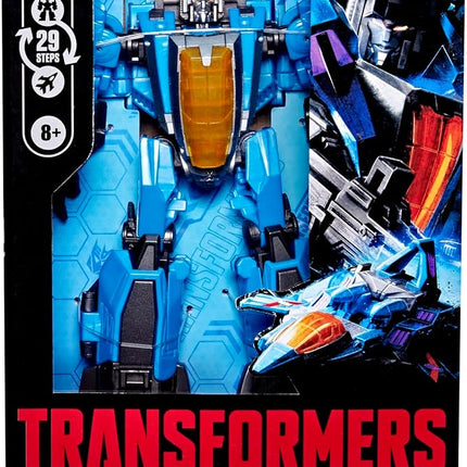 Transformers Studio Series War for Cybertron Thundercracker, 6.5-inch Converting Action Figure, Robot Toys for Ages 8+