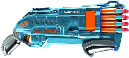 Nerf Elite 2.0 Warden DB-8 Blaster, 16 Official Nerf Darts, Blast 2 Darts at Once, Tactical Rail, Slam Fire
