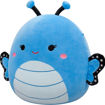 Squishmallows Original 14in Waverly The Blue Butterfly – Official Jazwares Plush (Large)