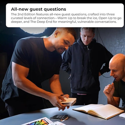 Conversation Cards by Steven Bartlett - 2nd Edition - Couples Card Game, Deep Question for Intimacy and Reconnection - Conversation Starters, Relationship & Date Night Cards