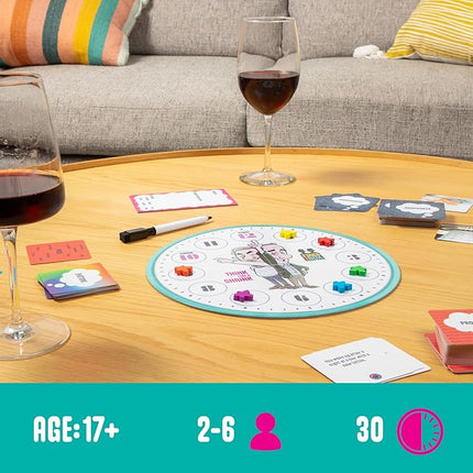 DOOZYGAMES Think Like A Shrink - Psychology Skills Put to Test - Board Games for Adults and Family, Card Games for Family Game Nights, 2-6 Players