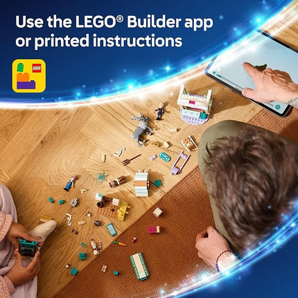 LEGO Disney Frozen Anna's Sleigh Adventure Building Toy Set - Frozen Toy for Toddlers with 2 Disney Princess Minidolls - Learning and Educational Set for Girls & Boys, Ages 4+ - 43256