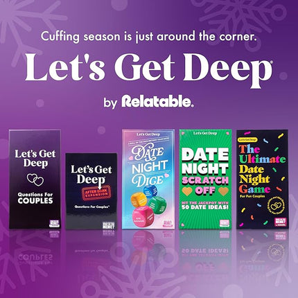 Date Night Scratch-Off Cards by Relatable – Valentine’s Day Gift for Her, Fun Date Night Ideas for Couples, Romantic Couples Gift with 50 Scratch Cards