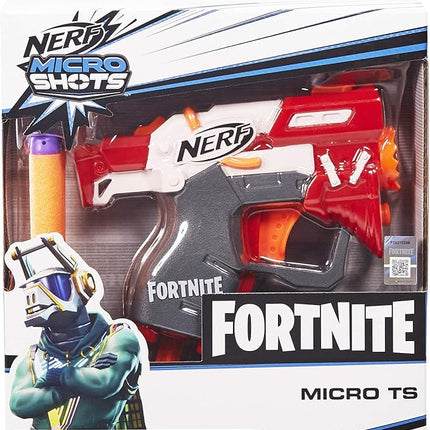 Nerf Fortnite Ts Microshots Dart-Firing Toy Blaster & 2 Official Elite Darts