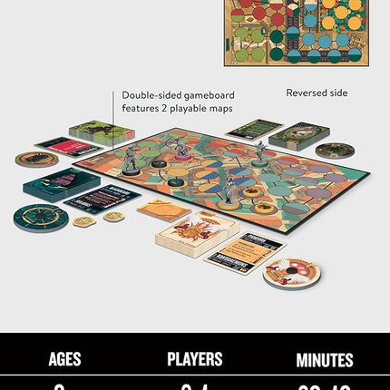 Restoration Games Unmatched Battle of Legends Vol 3 - Strategy Board Game for 2 to 4 Players - Expansion with 4 New Heroes and Battlefields - 20-40 Min Playtime - Ages 9+