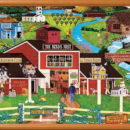 MasterPieces - 500 Piece Jigsaw Puzzle, Large EZ Grip Shapes, The Bird’s Nest, Fun for Adults, Seniors, Family, Kids, 19.25" x 26.75"