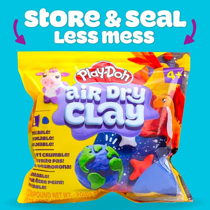 Play-Doh Air Dry Clay, 5 oz. Blue Clay Bag, Art Supplies, Craft Supplies, Clay Tools & Kit, ModelingClay for Kids, Air Dry Clay Kit, Arts & Crafts for Adult and Kids