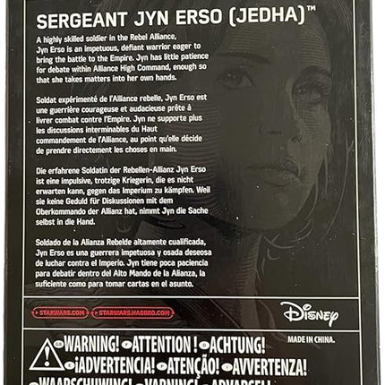 Star Wars The Black Series Rogue One Sergeant Jyn Erso
