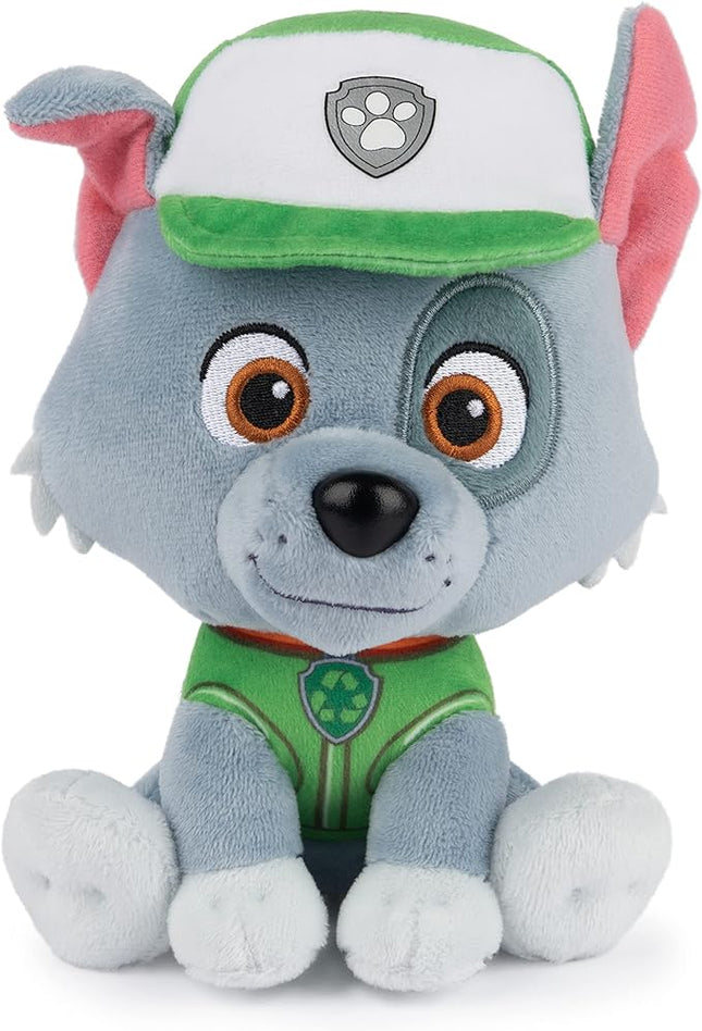 GUND Official PAW Patrol Rocky in Signature Recycling Uniform Plush Toy, Stuffed Animal for Ages 1 and Up, 6"
