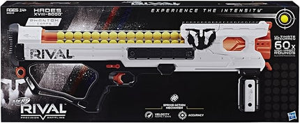 Nerf Rival Phantom Corps Hades XVIII-6000 Blaster with Rival Ammo and Colored Flags for Ages 14+ (Amazon Exclusive)