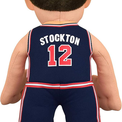 Bleacher Creatures USA Basketball John Stockton 10" Plush Figure- A Dream Teamer for Play or Display